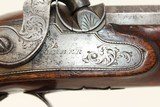 Engraved ENGLISH Antique Belt PISTOL by MABER Mid-19th Century Self Defense Gun .59 Caliber - 5 of 17