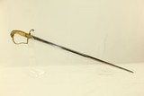 Early 19th Century SCREAMING EAGLE Pommel SWORD American With Brass Hilt, Bone Grip & Brass Sheath - 11 of 17