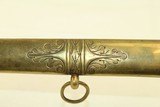 Early 19th Century SCREAMING EAGLE Pommel SWORD American With Brass Hilt, Bone Grip & Brass Sheath - 15 of 17