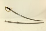 Nice Antique ROBY U.S. Model 1840 ARTILLERY Saber Dated “1863” & Inspected by Alfred C. Manning - 1 of 17