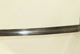 CIVIL WAR Antique U.S. AMES M1860 NAVY Cutlass Dated 1862 With LEATHER SCABBARD - 11 of 12