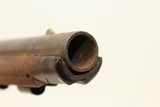 Antique ENGRAVED, CARVED European FLINTLOCK Pistol Early 19th Century Self Defense Weapon - 5 of 15