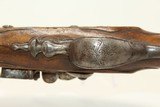 Antique ENGRAVED, CARVED European FLINTLOCK Pistol Early 19th Century Self Defense Weapon - 10 of 15