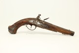 Antique ENGRAVED, CARVED European FLINTLOCK Pistol Early 19th Century Self Defense Weapon - 1 of 15