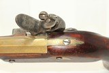 TRADE GUN Brass “CANNON BARREL” Flintlock Pistol Manufactured by W&G CHANCE for the Indian & Trapper Trade - 9 of 17