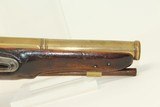 TRADE GUN Brass “CANNON BARREL” Flintlock Pistol Manufactured by W&G CHANCE for the Indian & Trapper Trade - 4 of 17