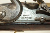 TRADE GUN Brass “CANNON BARREL” Flintlock Pistol Manufactured by W&G CHANCE for the Indian & Trapper Trade - 6 of 17