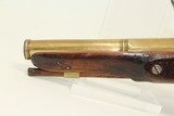 TRADE GUN Brass “CANNON BARREL” Flintlock Pistol Manufactured by W&G CHANCE for the Indian & Trapper Trade - 17 of 17