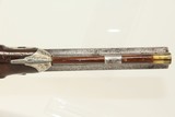 1800s JOHN GRIFFITH Engraved Antique Belt PISTOL Ornate Pistol with Large .57 Caliber Bore - 10 of 18
