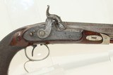 1800s JOHN GRIFFITH Engraved Antique Belt PISTOL Ornate Pistol with Large .57 Caliber Bore - 3 of 18