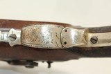 1800s JOHN GRIFFITH Engraved Antique Belt PISTOL Ornate Pistol with Large .57 Caliber Bore - 8 of 18
