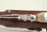 1800s JOHN GRIFFITH Engraved Antique Belt PISTOL Ornate Pistol with Large .57 Caliber Bore - 9 of 18