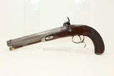 1800s JOHN GRIFFITH Engraved Antique Belt PISTOL Ornate Pistol with Large .57 Caliber Bore - 15 of 18