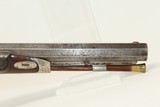 1800s JOHN GRIFFITH Engraved Antique Belt PISTOL Ornate Pistol with Large .57 Caliber Bore - 4 of 18