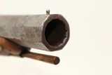 EUROPEAN .70 CALIBER Antique Pistol from 1800s With Fluted Stock and Engraved Hardware - 6 of 16