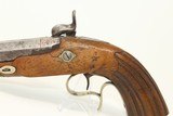 EUROPEAN .70 CALIBER Antique Pistol from 1800s With Fluted Stock and Engraved Hardware - 15 of 16
