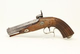 EUROPEAN .70 CALIBER Antique Pistol from 1800s With Fluted Stock and Engraved Hardware - 13 of 16