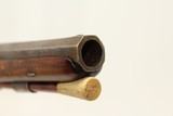 ANTIQUE Engraved WOGDON FLINTLOCK Dueling Pistol Pistol Maker of the Pistols Used in the BURR-HAMILTON Duel! - 5 of 17