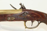 FRENCH Large Caliber Brass Barrel FLINTLOCK Pistol Early 1800s .72 Caliber Flintlock “Manstopper” - 15 of 16