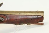FRENCH Large Caliber Brass Barrel FLINTLOCK Pistol Early 1800s .72 Caliber Flintlock “Manstopper” - 4 of 16