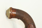 FRENCH Large Caliber Brass Barrel FLINTLOCK Pistol Early 1800s .72 Caliber Flintlock “Manstopper” - 2 of 16