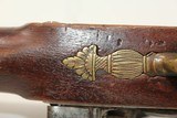FRENCH Large Caliber Brass Barrel FLINTLOCK Pistol Early 1800s .72 Caliber Flintlock “Manstopper” - 8 of 16