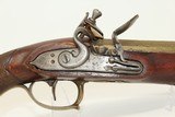 FRENCH Large Caliber Brass Barrel FLINTLOCK Pistol Early 1800s .72 Caliber Flintlock “Manstopper” - 3 of 16