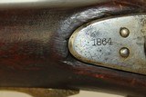 US Civil War Percussion Musket Dated 1864 Federally Inspected Springfield - 9 of 24