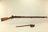 CIVIL WAR Springfield US Model 1863 Type II MUSKET Made at the SPRINGFIELD ARMORY with BAYONET - 1 of 24