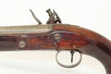 WAR of 1812 Era FLINTLOCK OFFICER Pistol by WALLIS Napoleonic Era Big Bore .67 Caliber Horse Pistol - 16 of 17