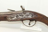 Rev War HESSIAN Antique Flintlock CAVALRY Pistol 18th Century Long Germanic Horse Pistol - 14 of 15