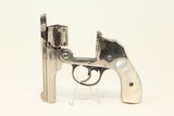 Nickel & Pearl IVER JOHNSON Hammerless 32 REVOLVER Early 20th Century Conceal & Carry Revolver - 12 of 16