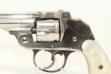 Nickel & Pearl IVER JOHNSON Hammerless 32 REVOLVER Early 20th Century Conceal & Carry Revolver - 3 of 16