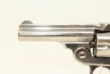 Nickel & Pearl IVER JOHNSON Hammerless 32 REVOLVER Early 20th Century Conceal & Carry Revolver - 4 of 16