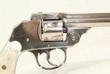 Nickel & Pearl IVER JOHNSON Hammerless 32 REVOLVER Early 20th Century Conceal & Carry Revolver - 15 of 16