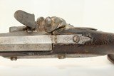 FRENCH Empire Style FLINTLOCK Officer’s Pistol Engraved NAPOLEONIC Era Big Bore .60 Caliber - 7 of 16