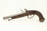 FRENCH Empire Style FLINTLOCK Officer’s Pistol Engraved NAPOLEONIC Era Big Bore .60 Caliber - 13 of 16