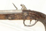 FRENCH Empire Style FLINTLOCK Officer’s Pistol Engraved NAPOLEONIC Era Big Bore .60 Caliber - 15 of 16