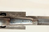 RARE Antique ALLEN & WHEELOCK Percussion Revolver Large Frame DA BAR-HAMMER with SCARCE Screw-In Cylinder Pin - 10 of 19