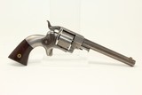 VERY SCARCE Allen & Wheelock SIDEHAMMER RevolverFIRST ISSUE 5-Panel Cylinder Scene and Walnut Grips! - 1 of 17