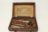 RARE LINE THROWING KIT Antique CONNECTICUT ARMS & MFG. Co. Bulldog Pistol .41 Rimfire Deringer in Factory Wooden Case! - 1 of 23