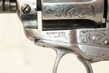 Antique COLT THUNDERER M1877 Revolver Made In 1892 ENGRAVED Billy the Kid With Nice SCROLL ENGRAVING - 5 of 17