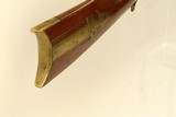 FRONTIER Antique AMERICAN LONG Rifle in .45 Caliber Golcher Lock Pioneer Manufactured Circa 1840s -1850s! - 8 of 22