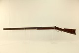 FRONTIER Antique AMERICAN LONG Rifle in .45 Caliber Golcher Lock Pioneer Manufactured Circa 1840s -1850s! - 18 of 22