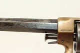 RARE Brass Frame ETHAN ALLEN & WHEELOCK .32 Rimfire SIDEHAMMER Revolver
Circa 1861 Civil War Era Pocket Revolver! - 6 of 17