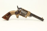 RARE Brass Frame ETHAN ALLEN & WHEELOCK .32 Rimfire SIDEHAMMER Revolver
Circa 1861 Civil War Era Pocket Revolver! - 1 of 17