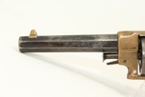 RARE Brass Frame ETHAN ALLEN & WHEELOCK .32 Rimfire SIDEHAMMER Revolver
Circa 1861 Civil War Era Pocket Revolver! - 17 of 17