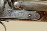 Gorgeous English 1800s UPLAND SxS 16 Gauge Percussion Shotgun by THOMPSON Beautiful & One of a Kind with High Grade Wood - 5 of 18