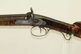 Gorgeous English 1800s UPLAND SxS 16 Gauge Percussion Shotgun by THOMPSON Beautiful & One of a Kind with High Grade Wood - 17 of 18