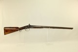Gorgeous English 1800s UPLAND SxS 16 Gauge Percussion Shotgun by THOMPSON Beautiful & One of a Kind with High Grade Wood - 1 of 18